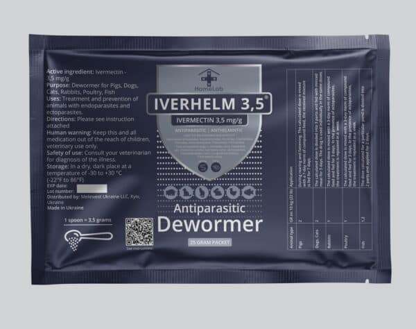IVERHELM 3,5 IVERMECTIN antiparasitic dewormer for sale online