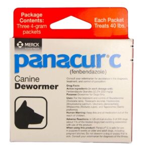 Panacur C Canine Dewormer Granules Three 4 Gram Packages - Image 7