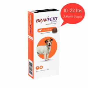 Bravecto Chews for Dogs 10-22 lbs