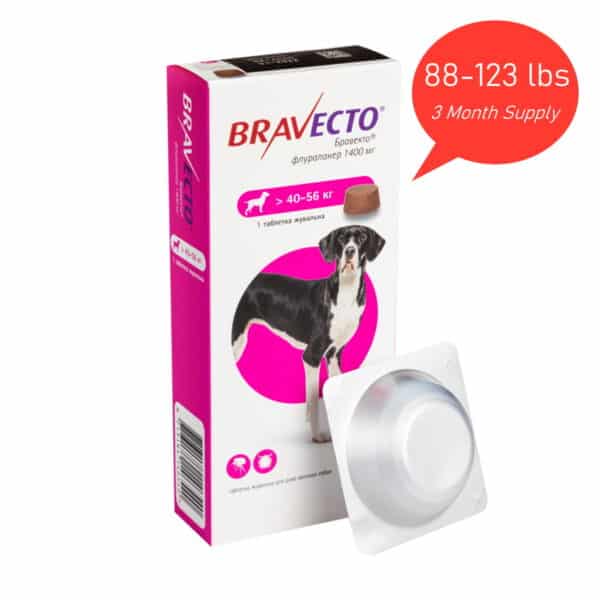 Bravecto Chews for Dogs 88-123lbs image