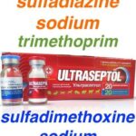 sulfadimethoxine sodium sulfadiazine sodium trimethoprim