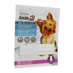 Fleas and Ticks Control for dogs weighing 4-10 kg (8-22lb)
