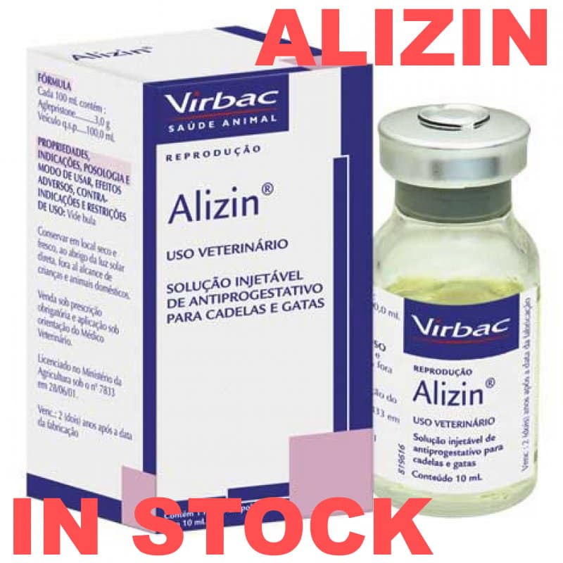 Alizin Alizine 30 mg/ml Aglepristone 10 ml for cats and dogs | Petmeds