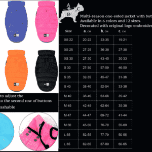 dog winter jacket