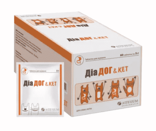 dia dog anti diarrhea tabs
