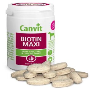 Canvit Biotin MAXI complex for skin, fur, and claws of dogs Large size