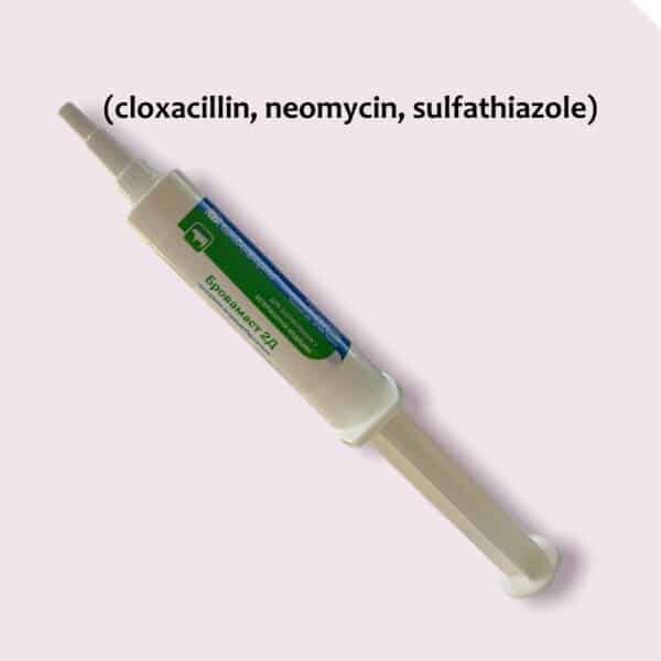 cloxacillin, neomycin, sulfathiazole