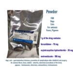 furazolidone, oxytetracycline hydrochloride, metronidazole
