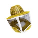 Hats beekeeper with metal mesh, bamboo hat