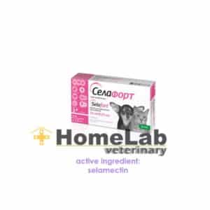 Selehold spot-on Flea & Tick Drops (selamectin) Revolution Plus analog SENERGY for Cats and Dogs