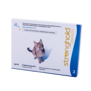 Revolution Topical Solution for Cats 5.1-15 lbs (Stronghold 6% 45 mg) 3 pipettes