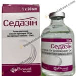 Sedin (Xylazine, Xylamed, Anased analog) Solution for injection