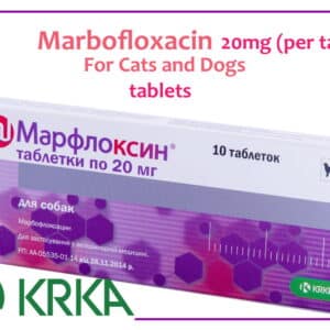 marbofloxacin Marbocyl Zeniquin Marboquin 20 mg tablets for cats and dogs
