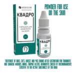 Powder for use on the skin boars after castration for traumatic and surgical wounds, burns, trophic ulcers, dermatitis