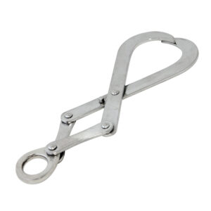 Obstetric eye hook parts for livestock