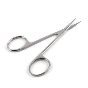 Scissors for the cornea obtuse vertically curved, 11 cm