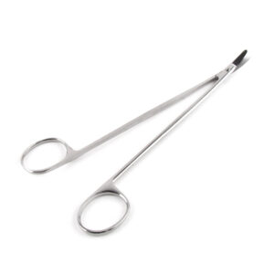 Vascular scissors vertically bent 15.8 cm