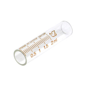 Glass cylinder parts for automatic syringe type C and Type D 2.0 ml