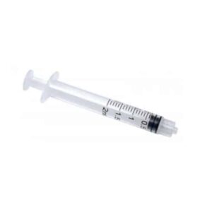 Disposable syringe 2 ml Luer Lock needle 6x25 mm
