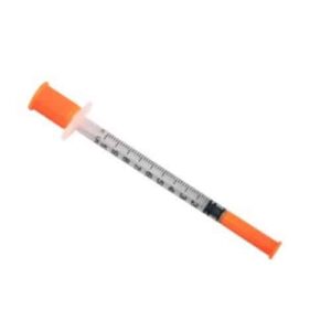 Syringe 1.0 ml insulin with a needle 0.30 x 8 mm, U - 100 (100 pcs) Medicare
