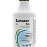 Solution Baycox 5% for Cattle,Goats, Pig (1000ml / 33.8oz)