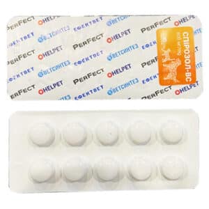 spiramycin and 12.5 mg metronidazole per 1 kg
